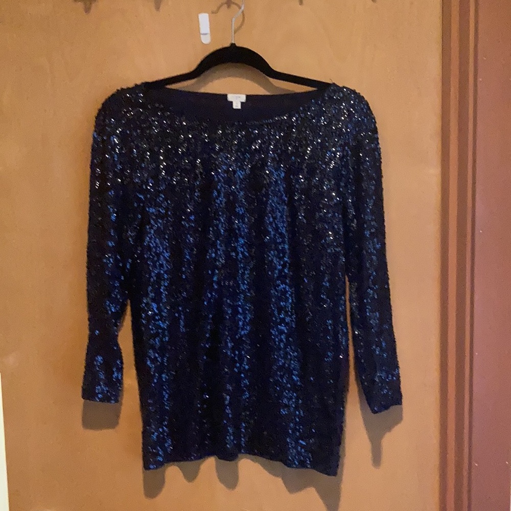 J Crew sequined top